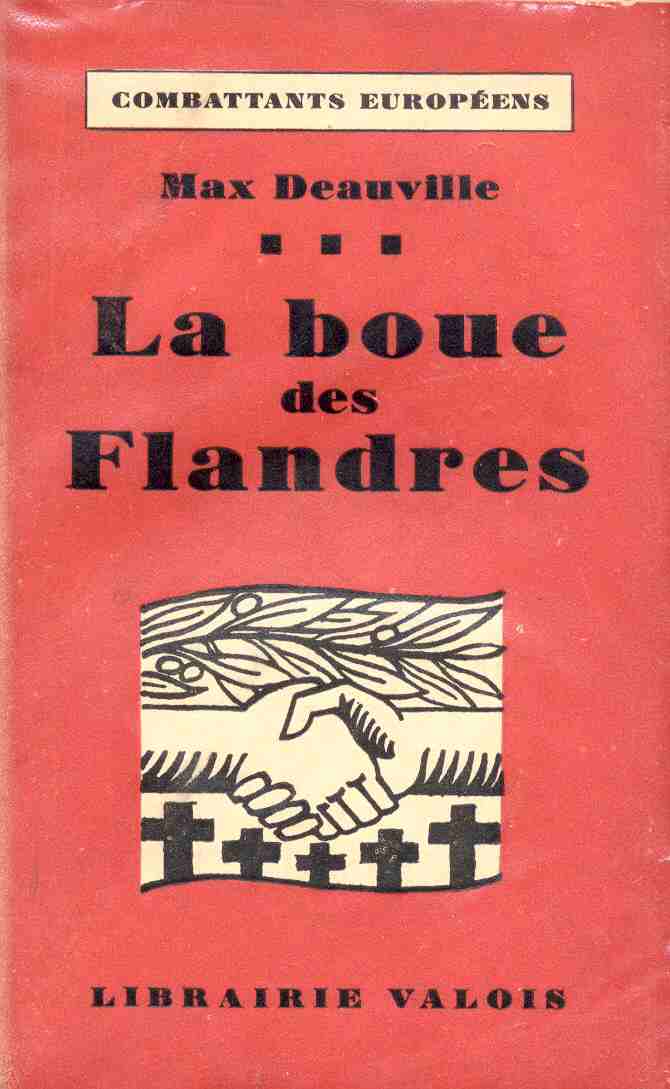 La Boue des Flandres (Dr Max Deauville 1922 - Edition 1930)